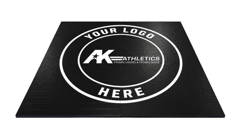Your Design Digitally Printed 10' x 10' x 1 3/8" Roll-Up Wrestling Mat