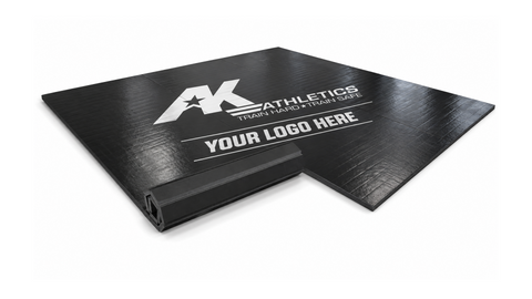 Your Design Digitally Printed 12' x 12' roll up light weight wrestling mat