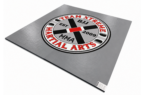 Your Design Digitally Printed 8' x 8' x 1 ⅜" Roll-Up Wrestling Mat