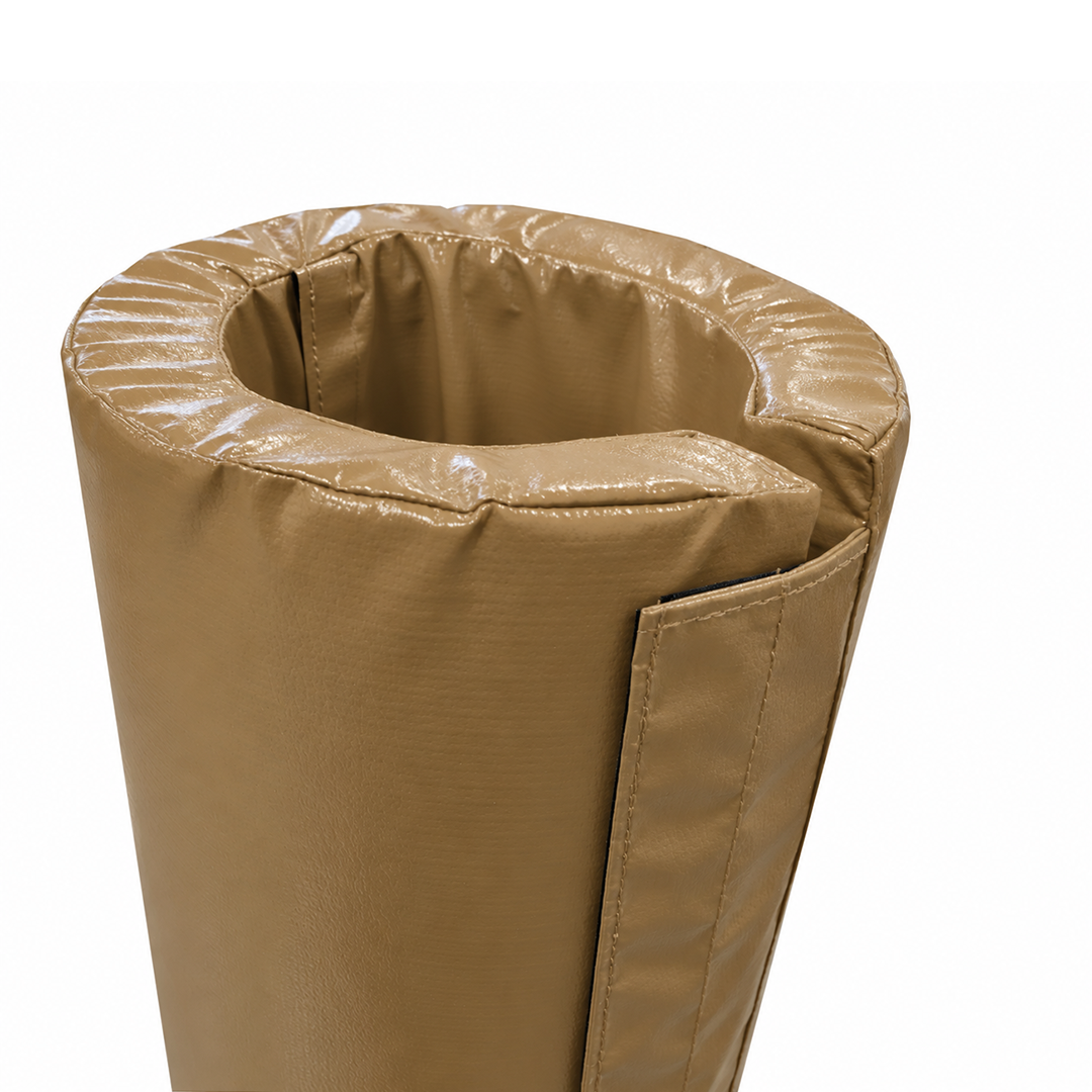 4' Tall Pole Pad, 3" Diameter Fabric Flap Closure