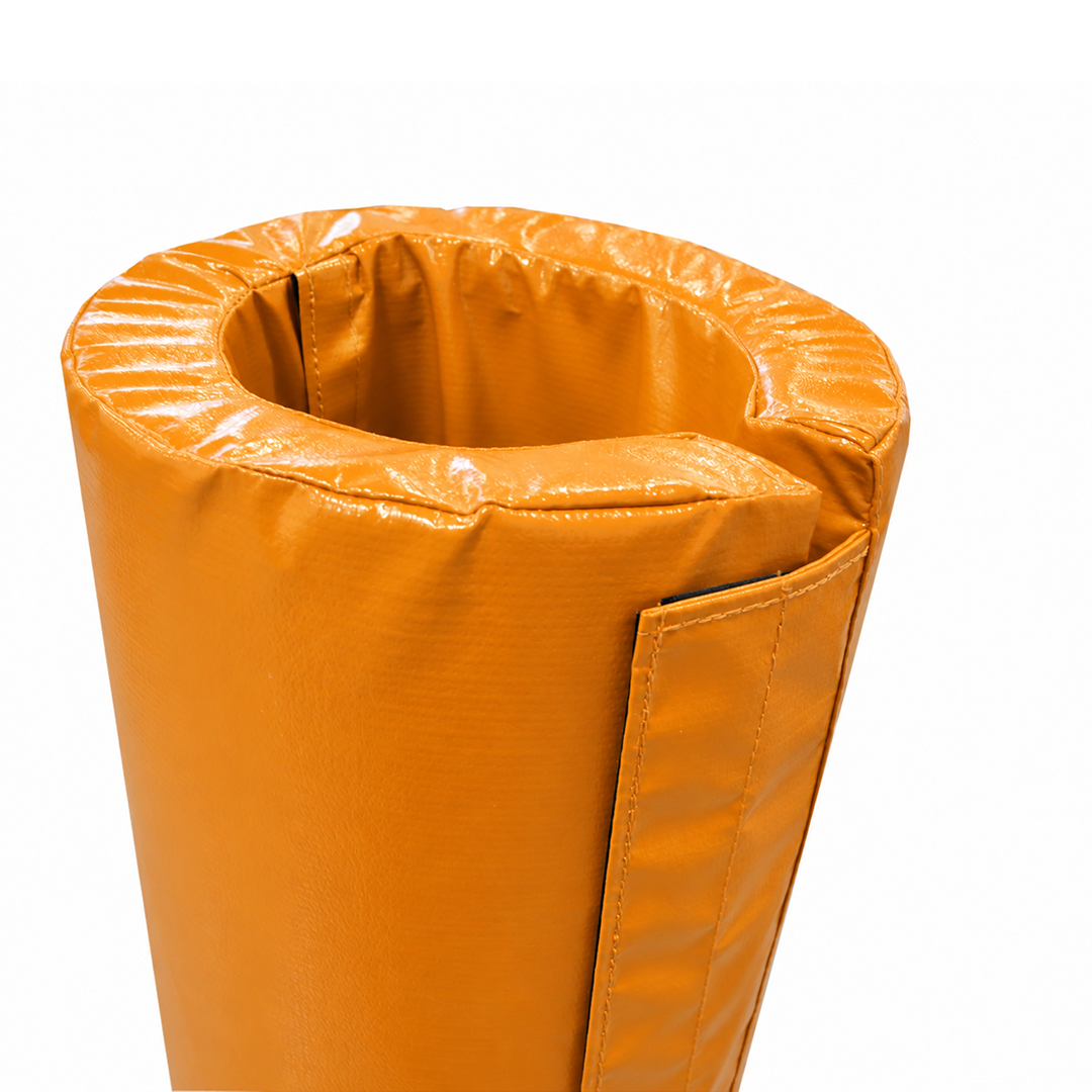 4' Tall Pole Pad, 3" Diameter Fabric Flap Closure