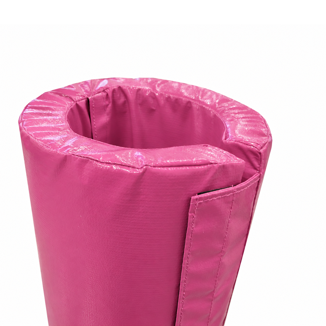 4' Tall Pole Pad, 3" Diameter Fabric Flap Closure