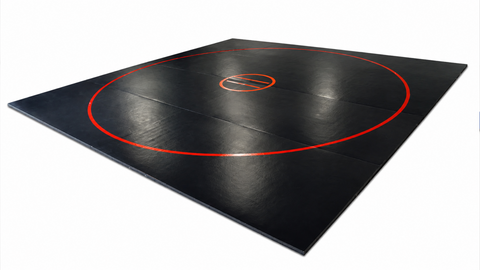 Ultra Shock Roll-Up Wrestling Mat 18' x 18' X 1.58"