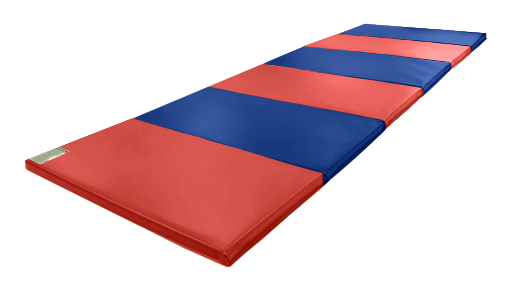 Quickship 6' x 12' x 1 3/8" Advanced Level Folding Gymnastics Mat