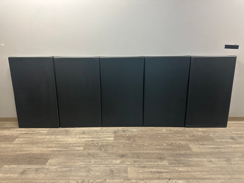 Clearance Custom 3" Thick Outdoor Wood Backed Panels Package - Black