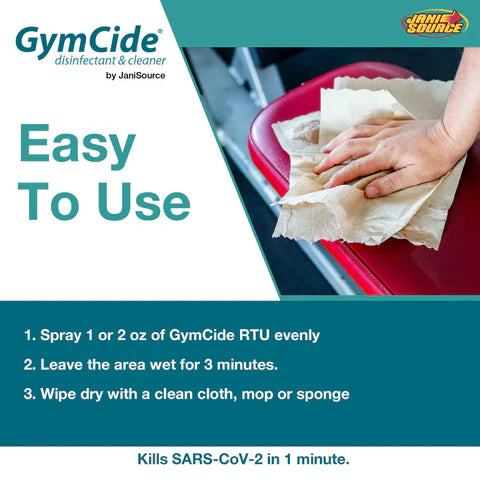 GymCide Ready to Use Spray Disinfectant &amp; Cleaner