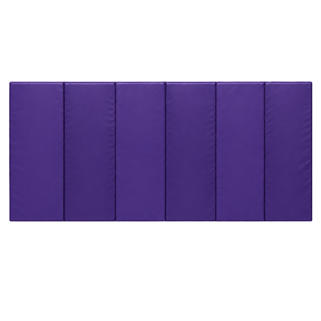 6' Tall x 12' Wide x 2" Thick Removable Folding Gym Wall Pad