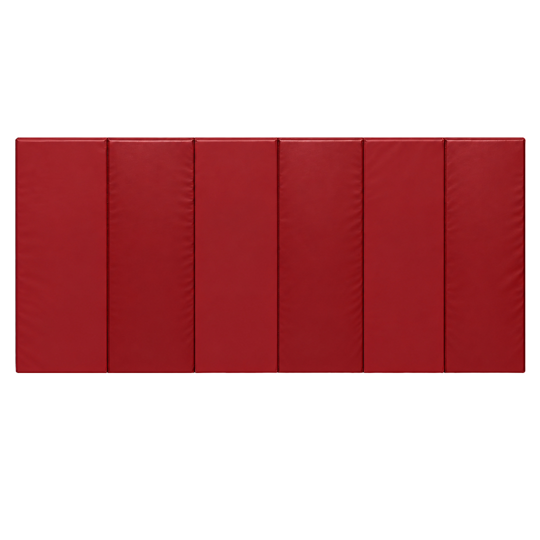 6' Tall x 12' Wide x 2" Thick Removable Folding Gym Wall Pad