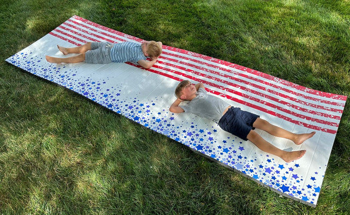 Stars and Stripes Roll-Up Mat - 4&