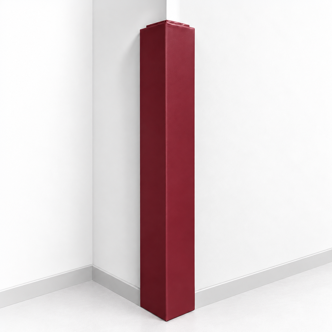 Wood Backed Corner Padding 6' tall 6" sides