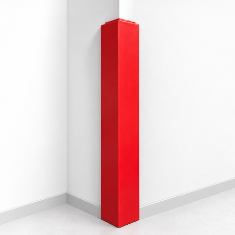 Wood Backed Corner Padding 6' tall 6" sides