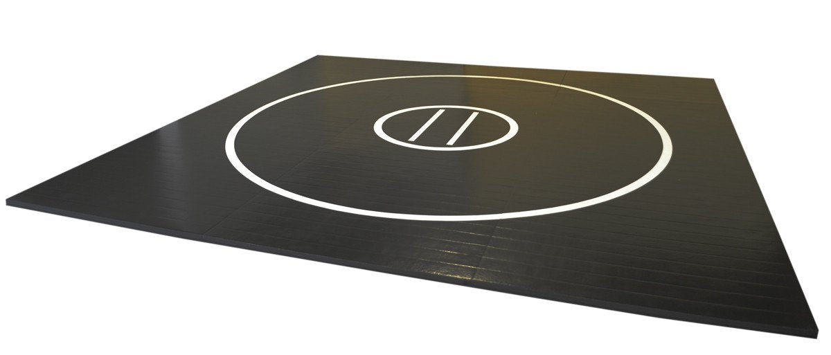 Easy Roll Up Wrestling Mat. Multiple sections are handmade in the United States.