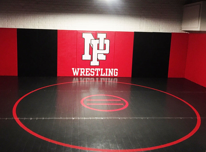 Custom Wrestling Mat Made To Order with Matching Wall Pads 
