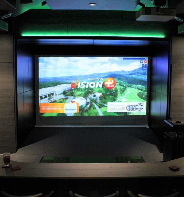 Home Golf Simulator by Current Home Technologies + 19th on Main 