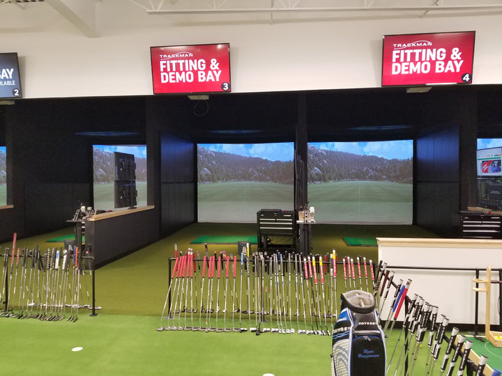 Black Wall Pads in Golf Bay for Custom fitting 