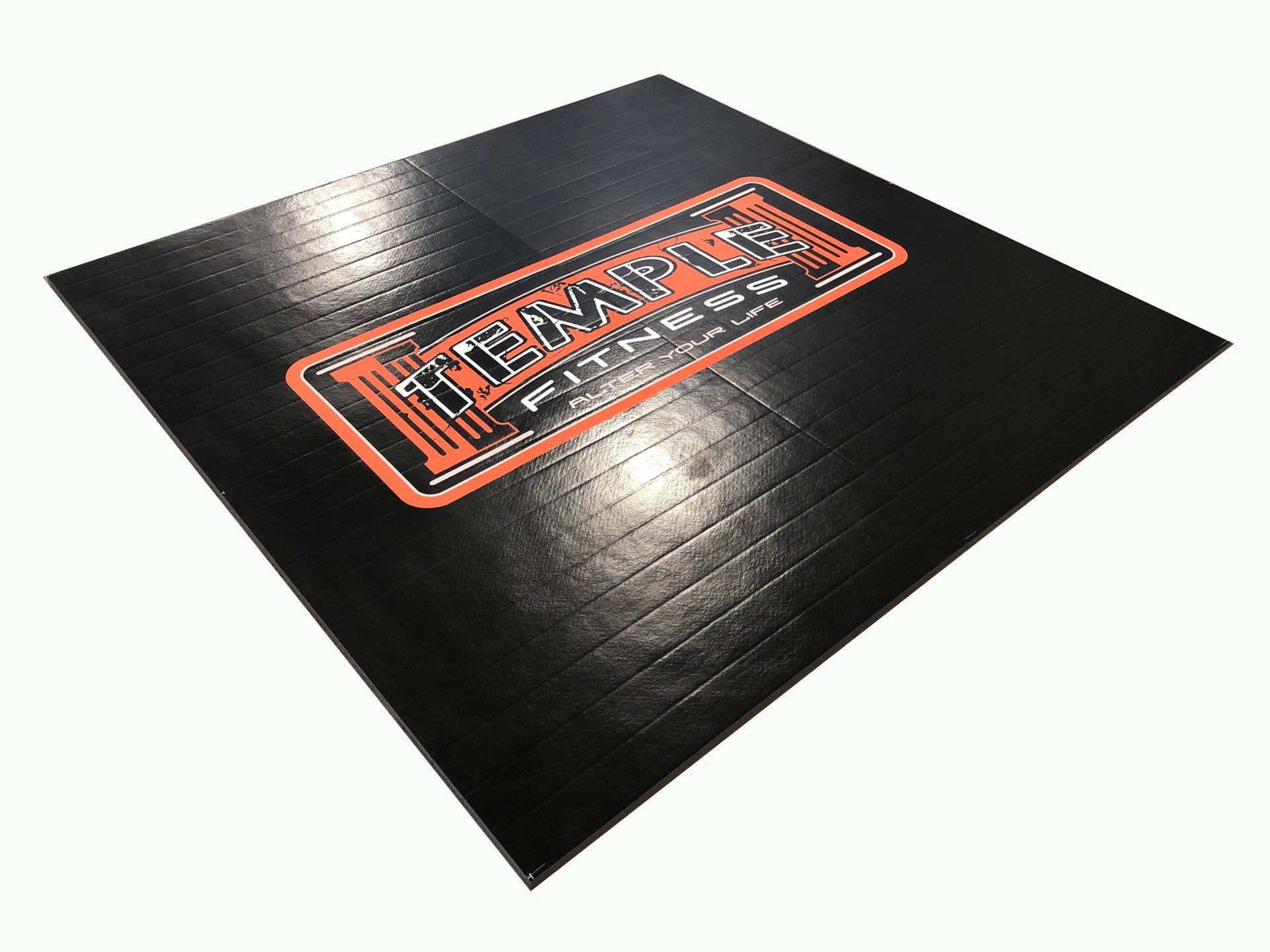 Your Design Digitally Printed 10' x 10' x 1 3/8" Roll-Up Wrestling Mat