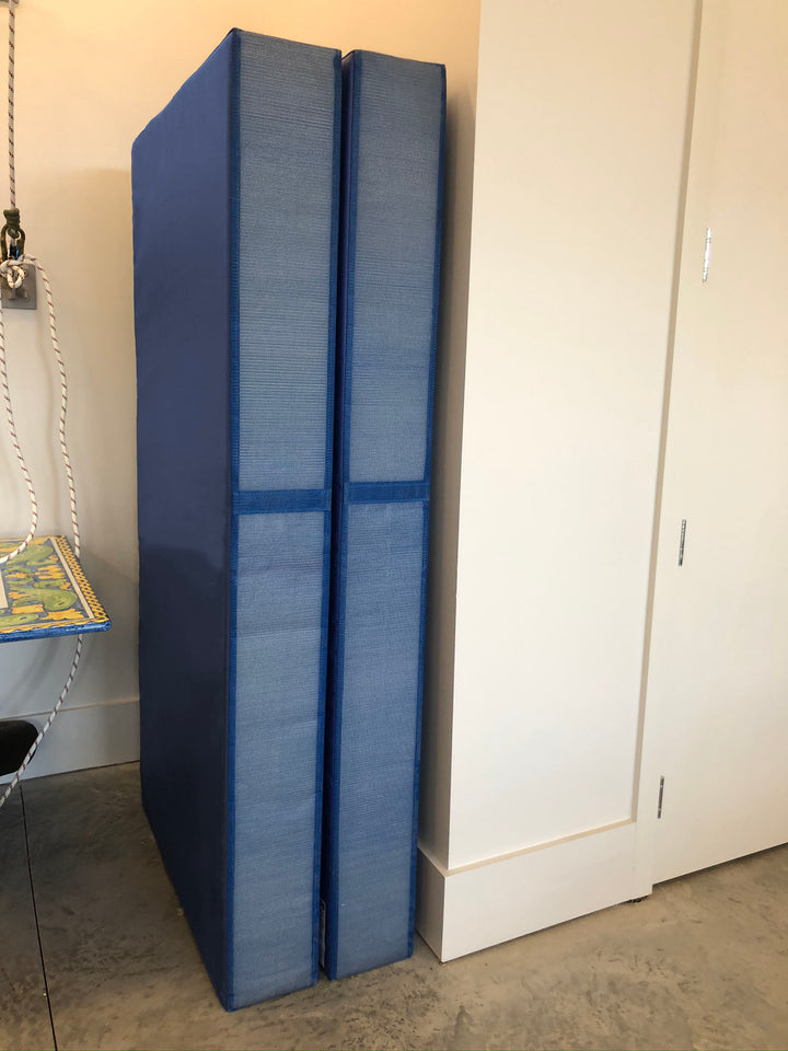 Easy Storage Folding Aerial Arts Landing Mat Blue 