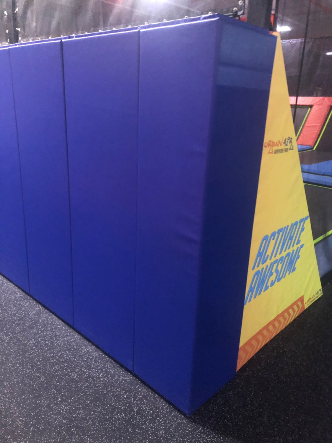 trampoline park safety wall pads