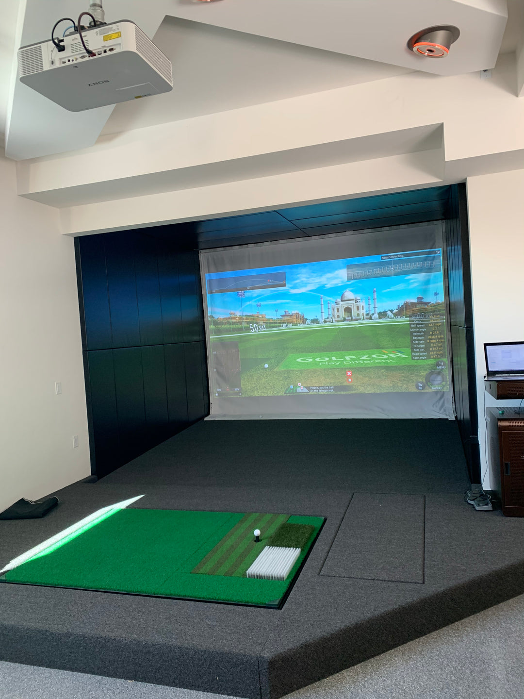 Golf Simulator Home Protective Foam Wall Mats 