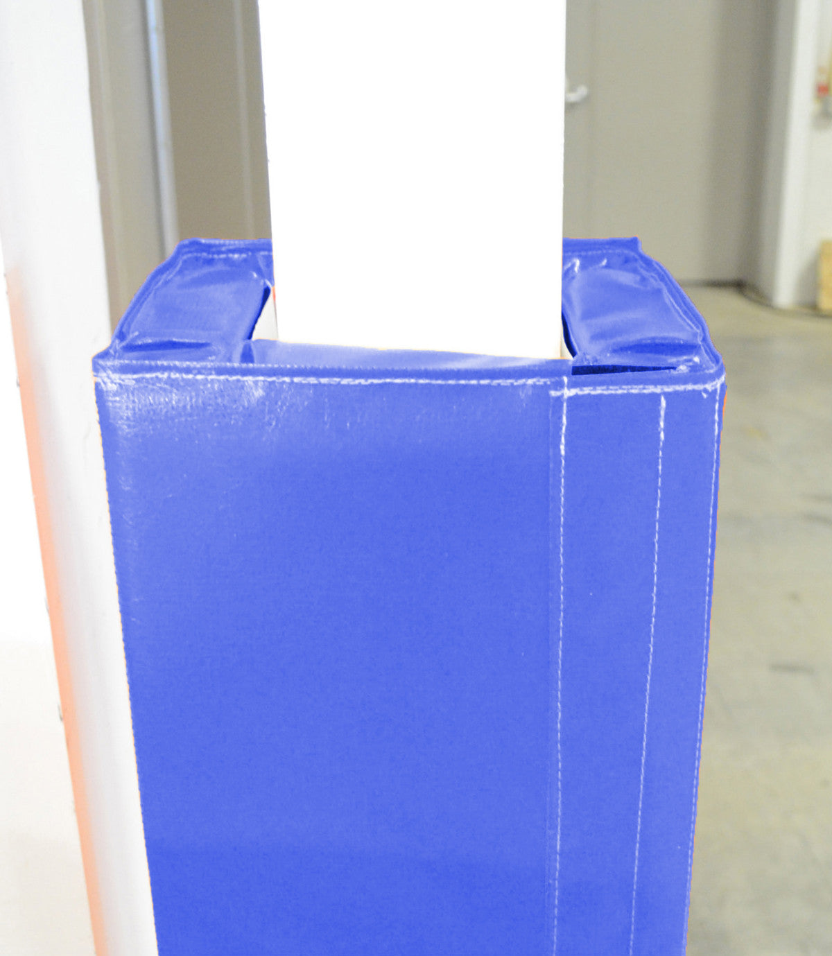 blue velcro column pad