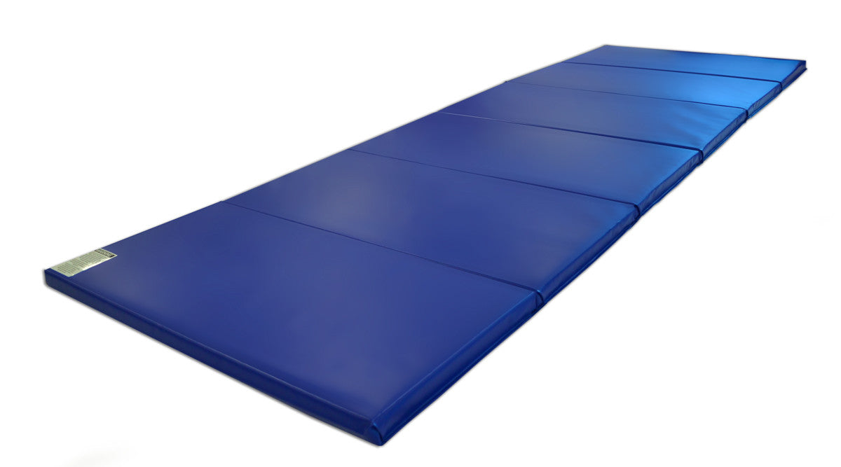 We Sell Mats 4' x 8' Folding Gymnastics Tumbling Mat, Purple-pink, 2.0-inch