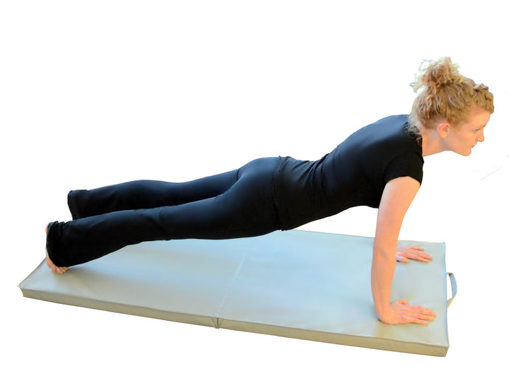 Bi-Fold Exercise Mat with Handles - 24" x 60" x 2"