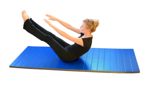 Luxury Rollup Yoga/Pilates Mat - 29" x 80" x 1 3/8"