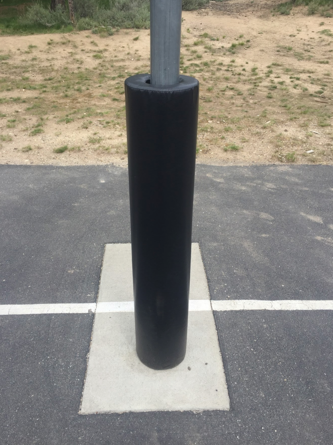 4' Tall Pole Pad, 5" Diameter