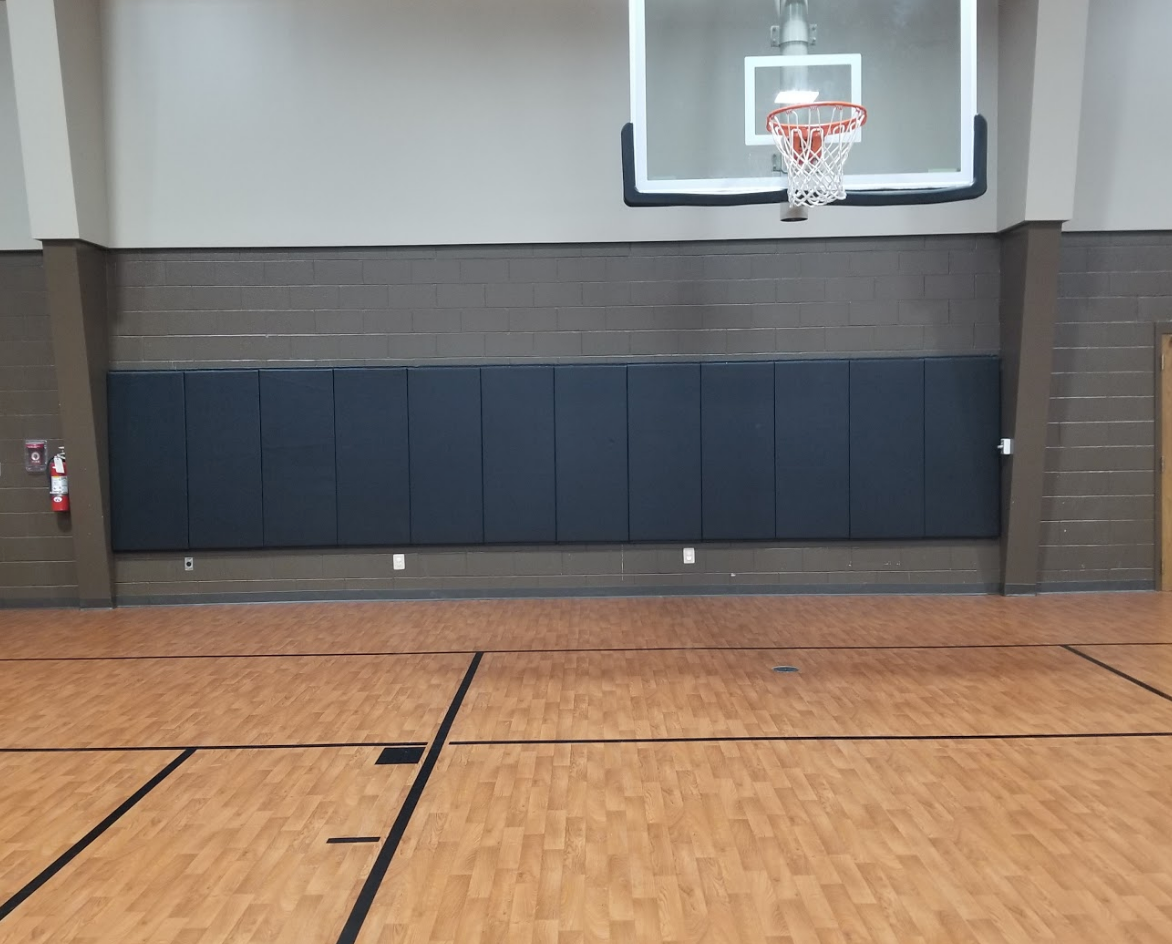 Black basketball Class A wall pads 
