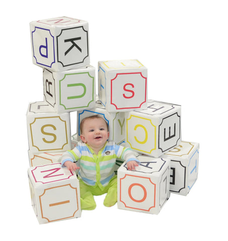 Oversized Soft Play Alphabet 12 Piece Block Set