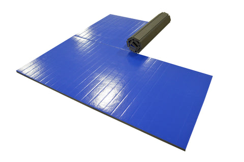10' x 10' rollup blue martial arts mats AK Athletics Review