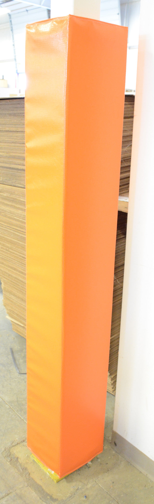 Bright Colors allow warehouses, car garages and other industrial structures to be safely padded.