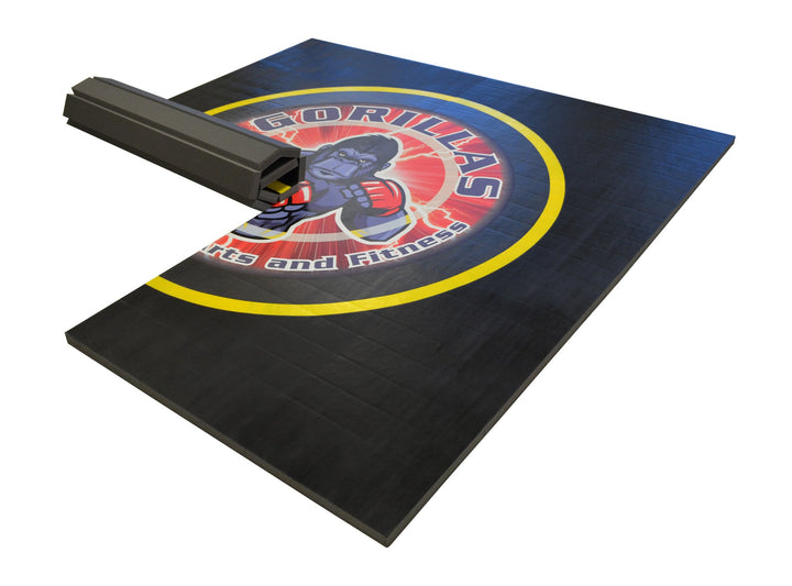 Add Your Logo On Wrestling Mat 