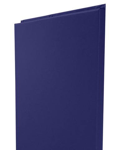 Quickship Wood Backed Gym Wall Padding Panels 2' x 6' - Navy