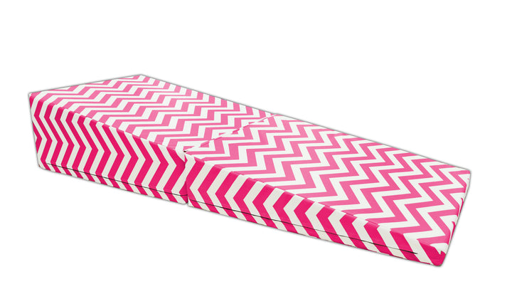 Chevron Zig Zag 29"x 72"x14" Folding Triangle Incline Gymnastics Wedge Mat