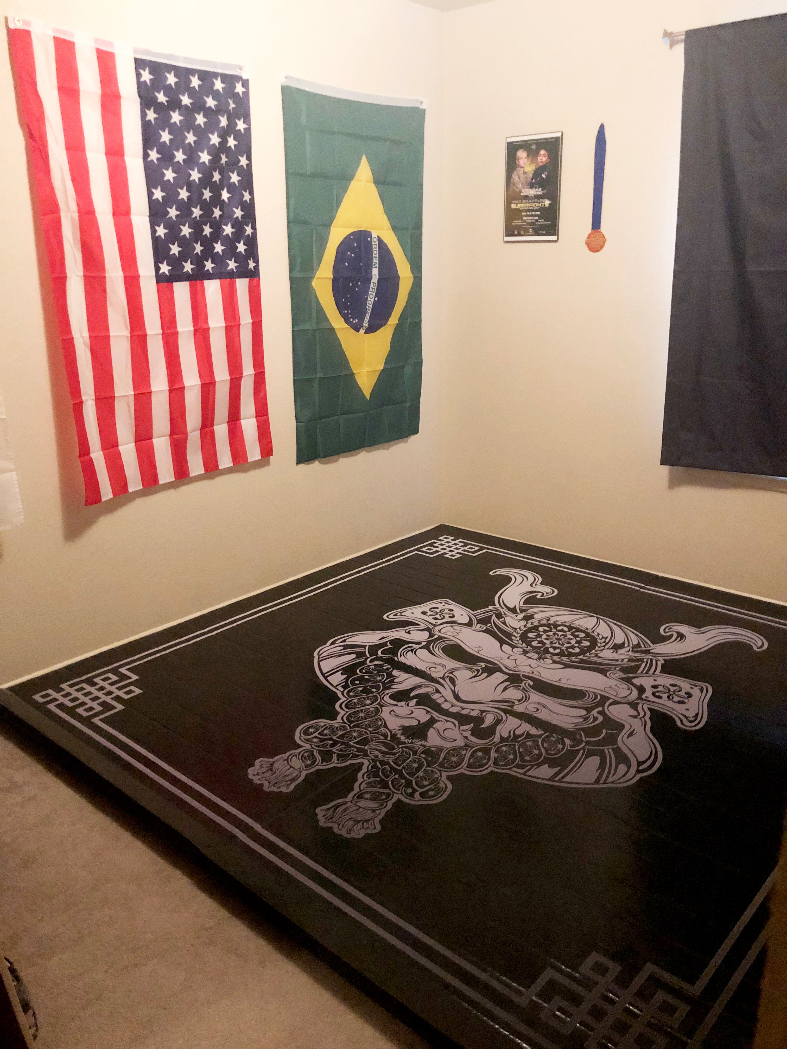 Martial Arts Mat with Digitally Printed Graphics 
